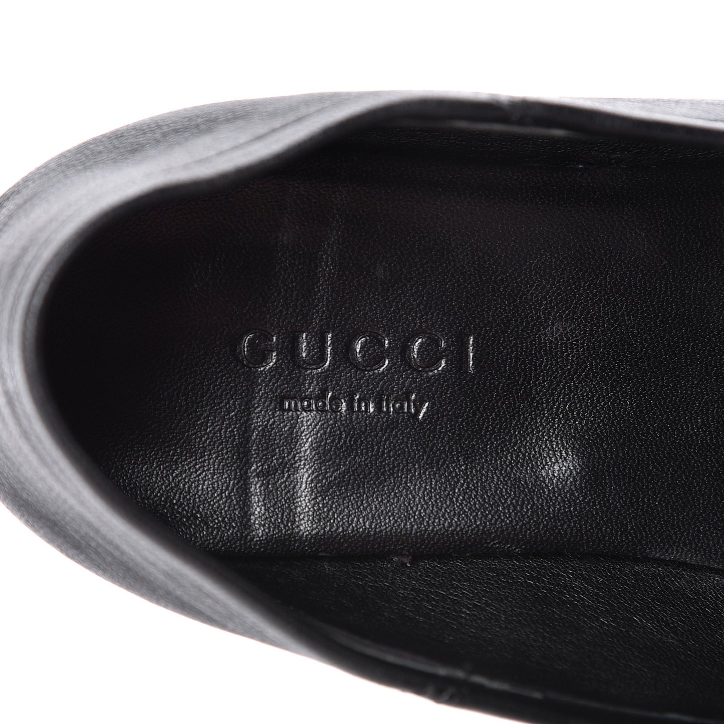 Lambskin Womens Brixton Horsebit Loafers 34.5 Black