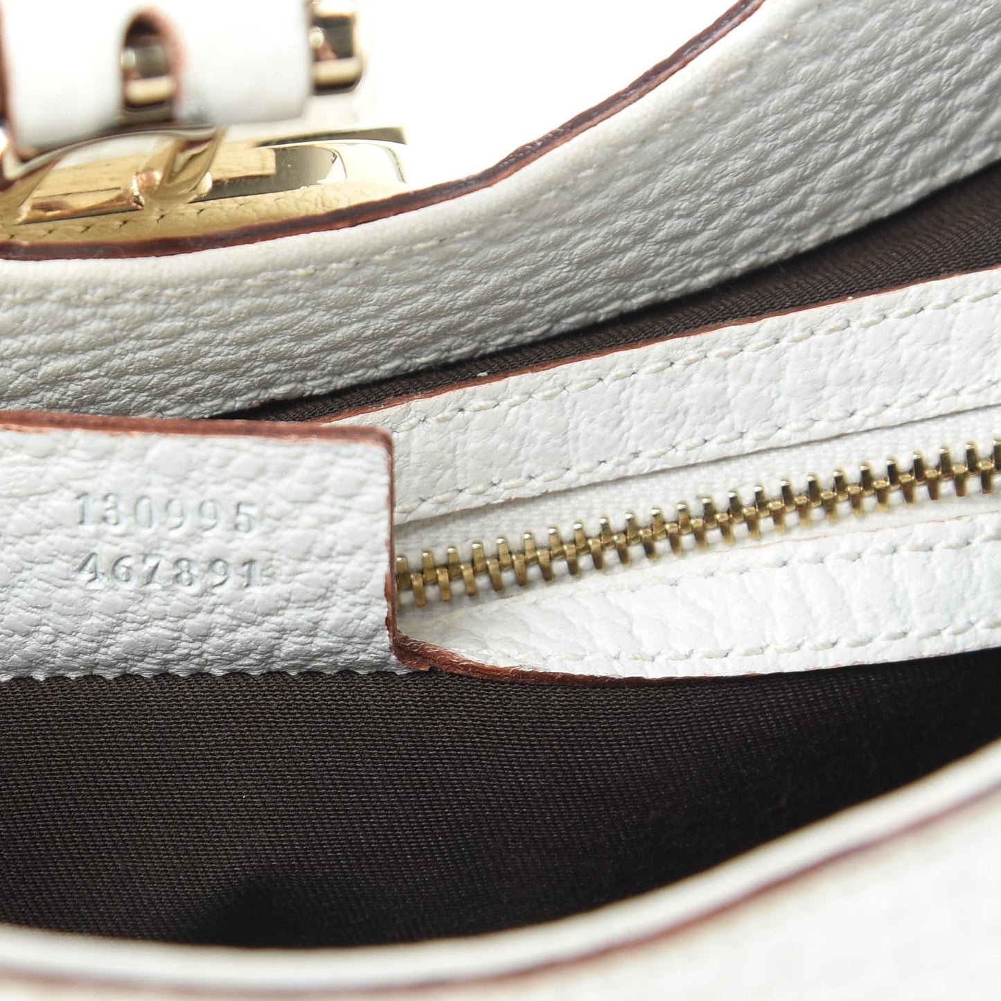 Calfskin Junco Shoulder Bag White