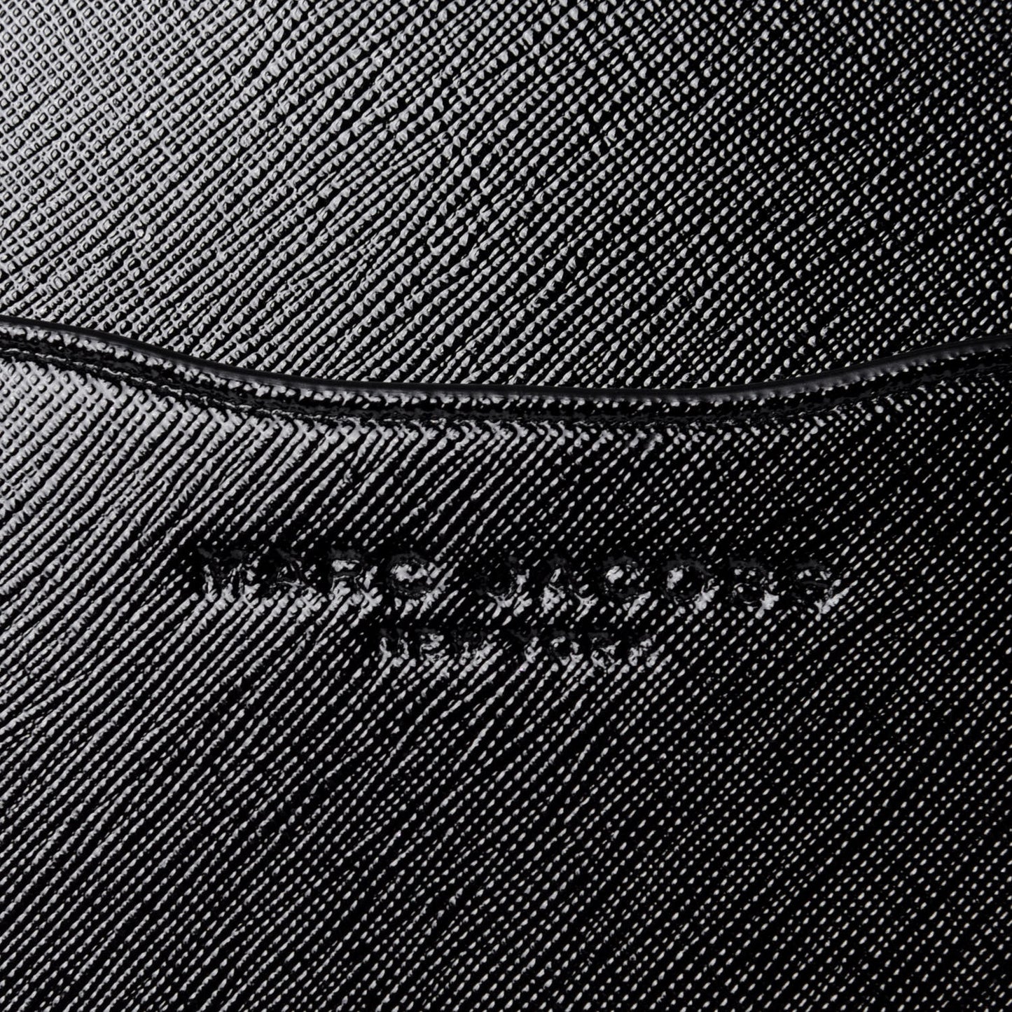 Saffiano Hip Shot Belt Bag Black