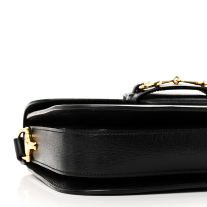 Gucci Azalea Calfskin Horsebit 1955 Shoulder Bag Black 9 of 10