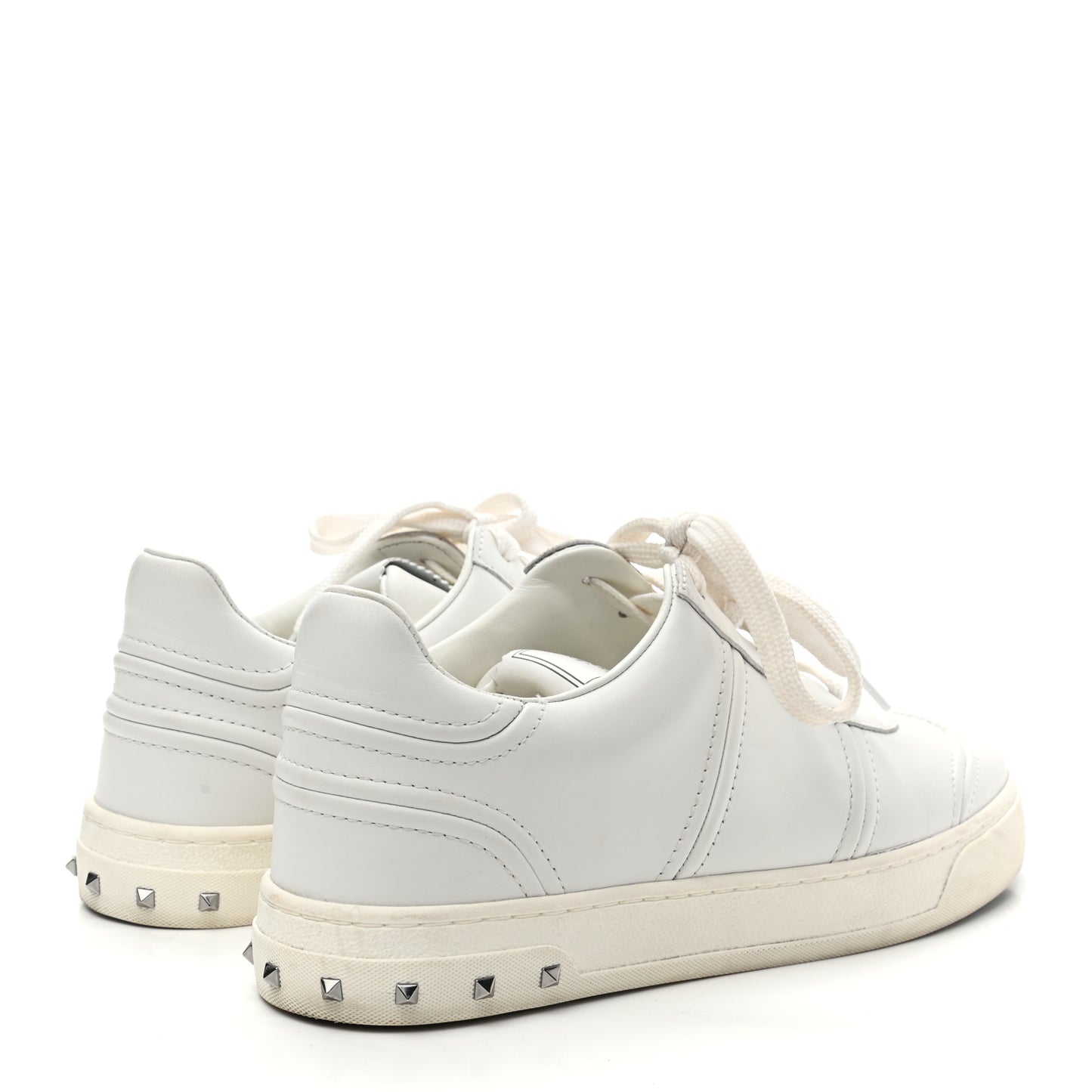 Calfskin Flycrew Sneakers 37 White