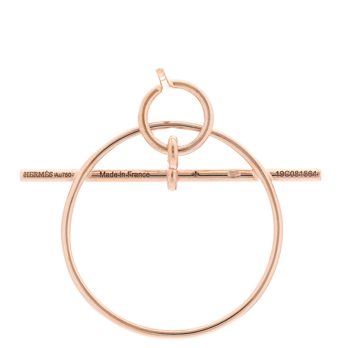18K Rose Gold PM Loop Earrings