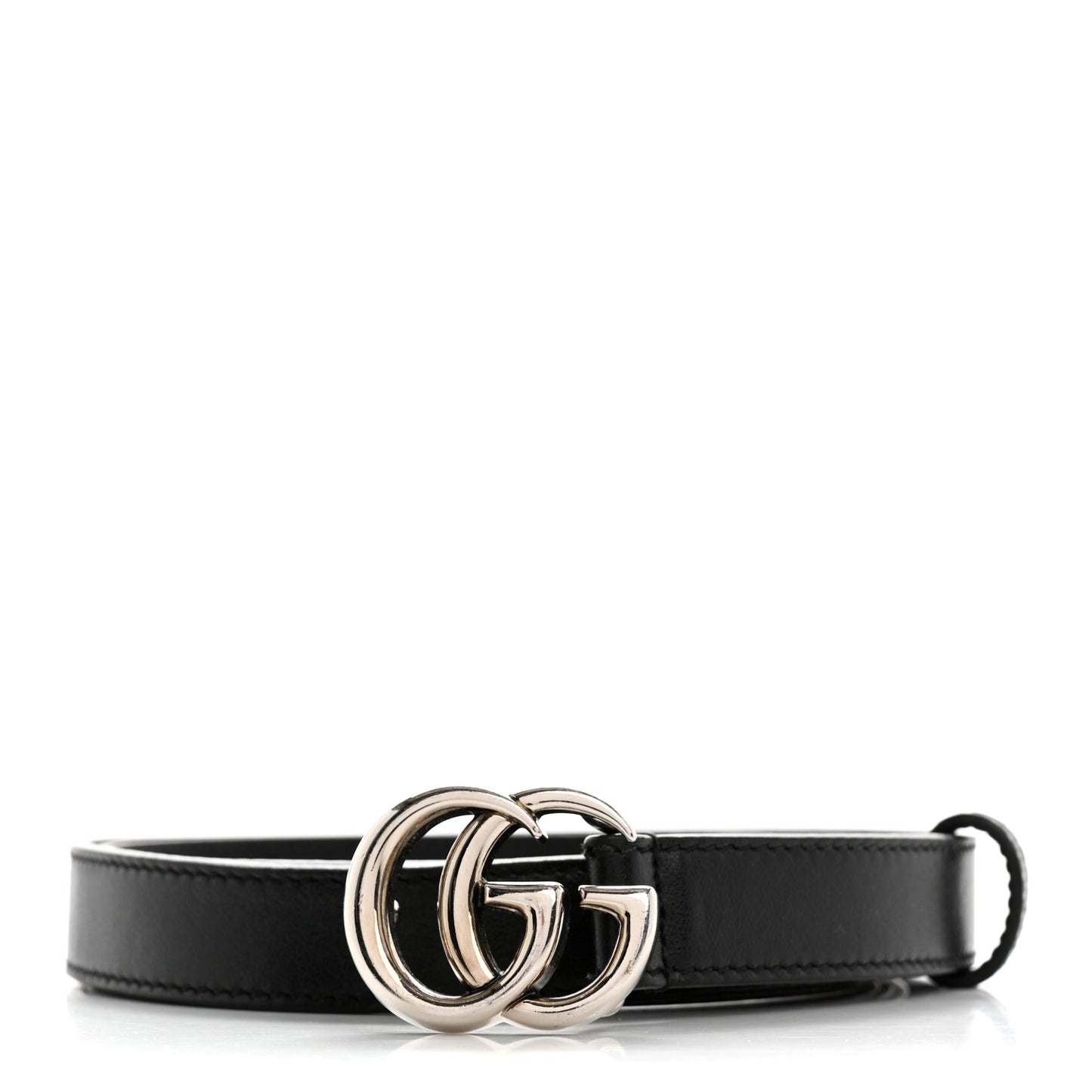Calfskin Double G Belt 85 34 Black