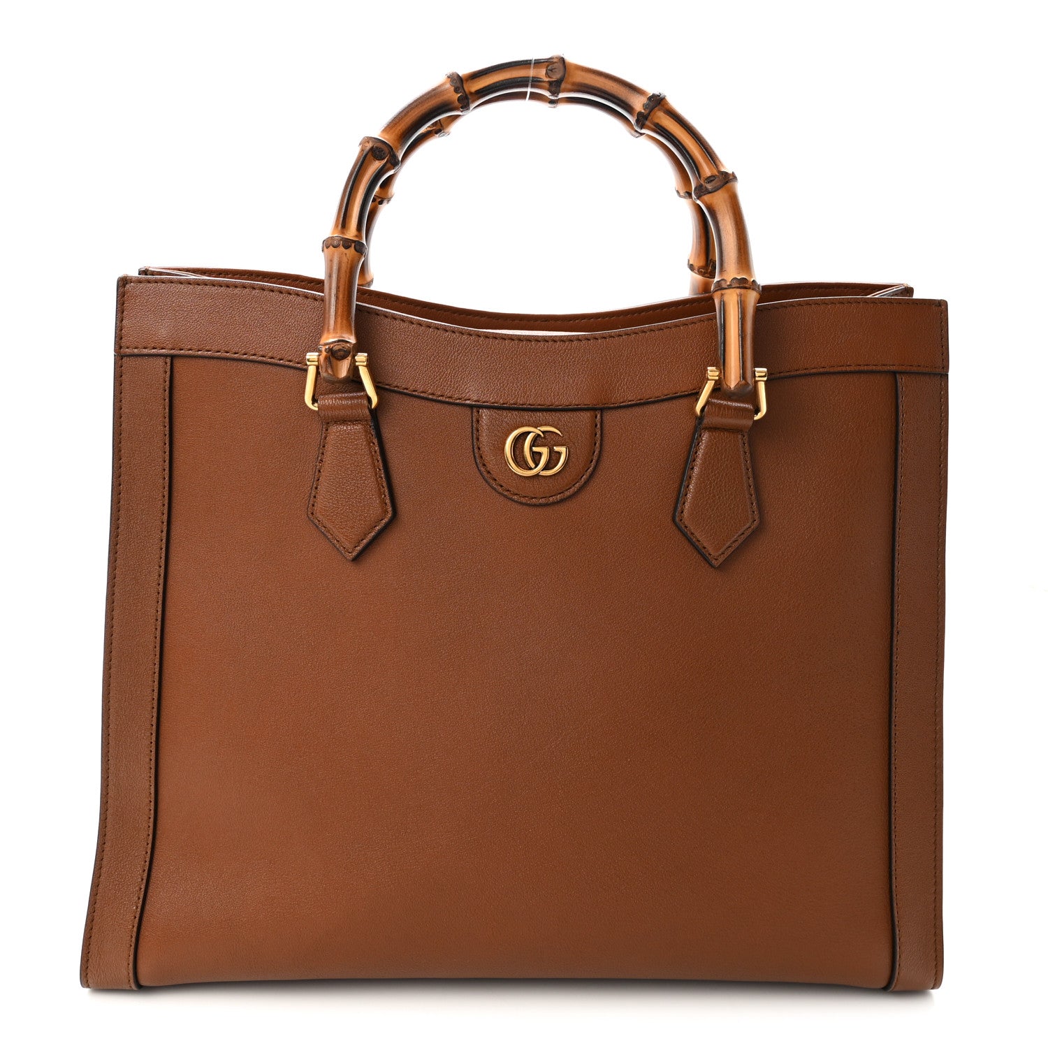 Gucci Wonka Grain Calfskin Medium Diana Tote Bag Cuir 1 of 12