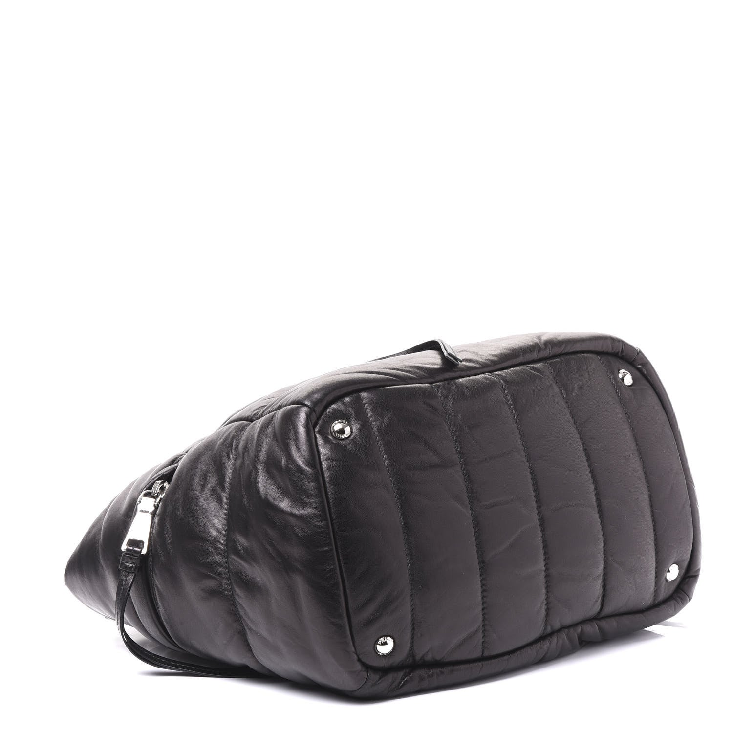 Prada Nappa Bomber Tote Black 3 of 10