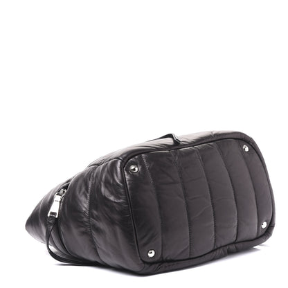 Prada Nappa Bomber Tote Black 3 of 10