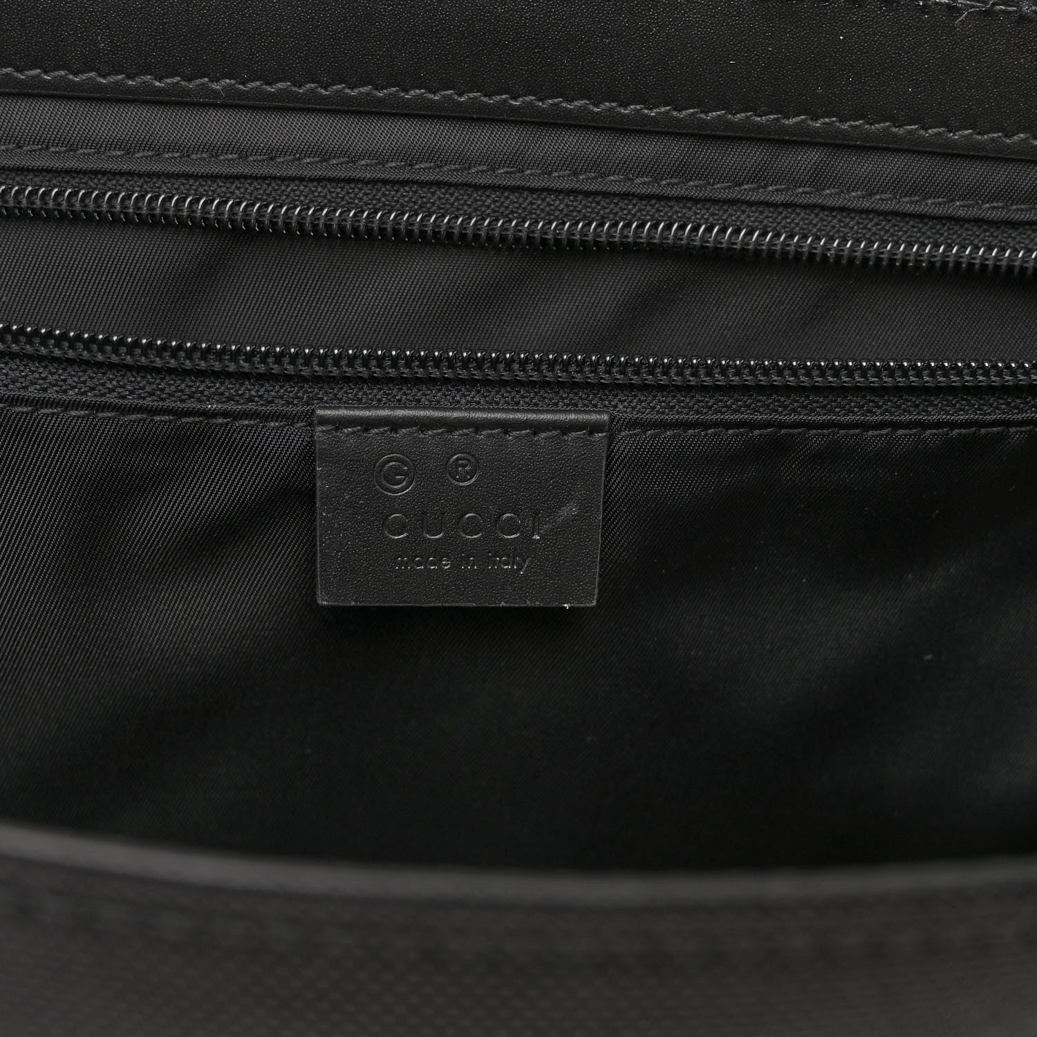 Gucci Techno Canvas Web Flap Messenger Bag Black 6 of 10