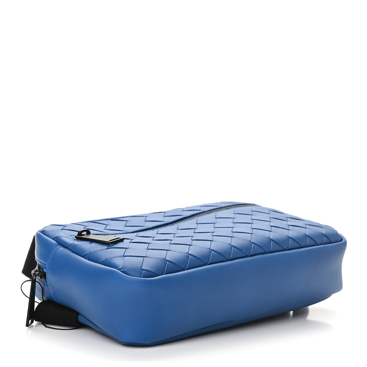 Nappa Intrecciato Belt Bag Bluette