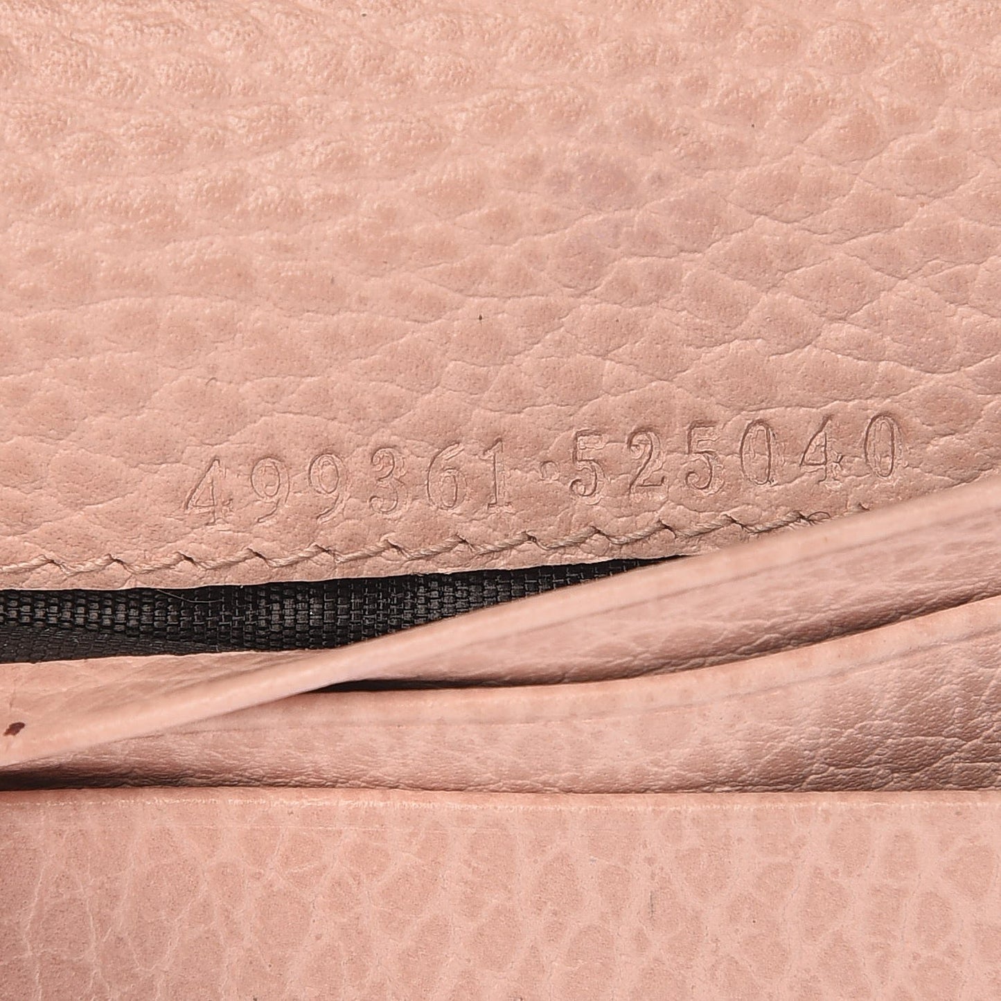 Pebbled Calfskin Butterfly Card Case Perfect Pink