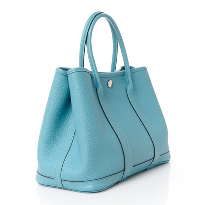 Hermes Vache Country Garden Party 30 TPM Bleu Saint Cyr 3 of 11