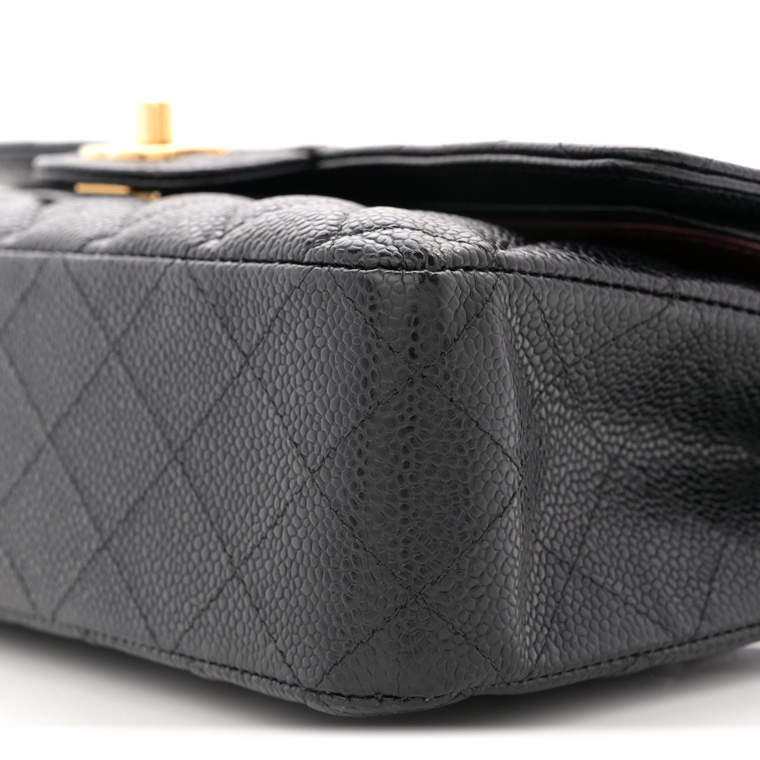 Chanel Caviar Quilted Medium Double Flap Black 10 of 11