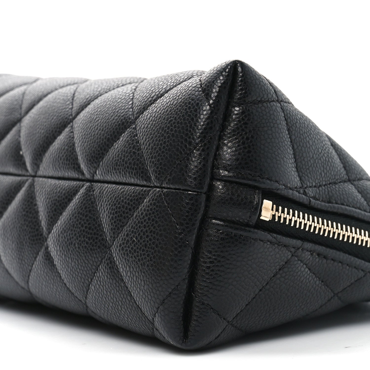 Chanel Caviar Quilted Cosmetic Case Black 8 of 9
