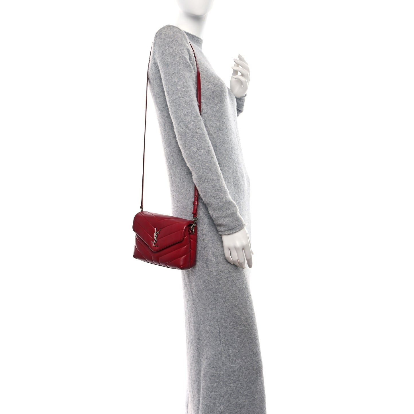 Calfskin Y Quilted Monogram Toy Loulou Crossbody Bag New Lipstick