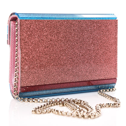 Jimmy Choo Acrylic Glitter Candy Clutch Raspberry Mix 3 of 9