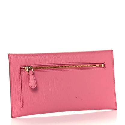 Prada Vitello Move Envelope Wallet Ibisco 3 of 14