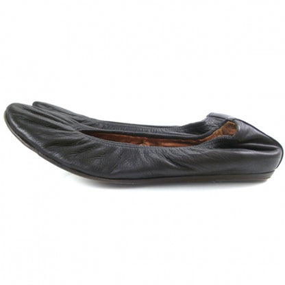 Lanvin Leather Elastic Ballet Flats Black 40 2 of 7