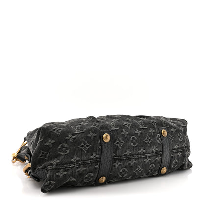 Louis Vuitton Denim Neo Cabby MM Black 4 of 13