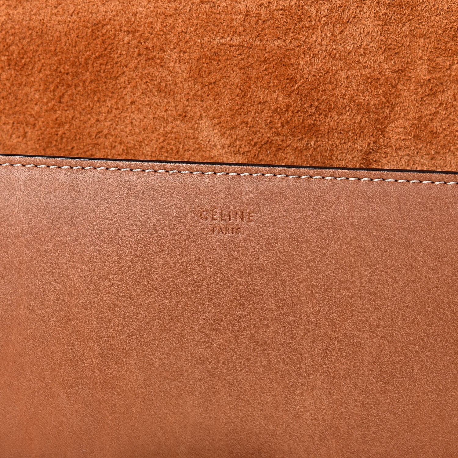 Celine Natural Calfskin Medium Symmetrical Bag Tan 7 of 15
