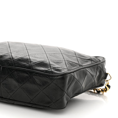 Chanel Lambskin Quilted Tassel Camera Case Black 10 of 10