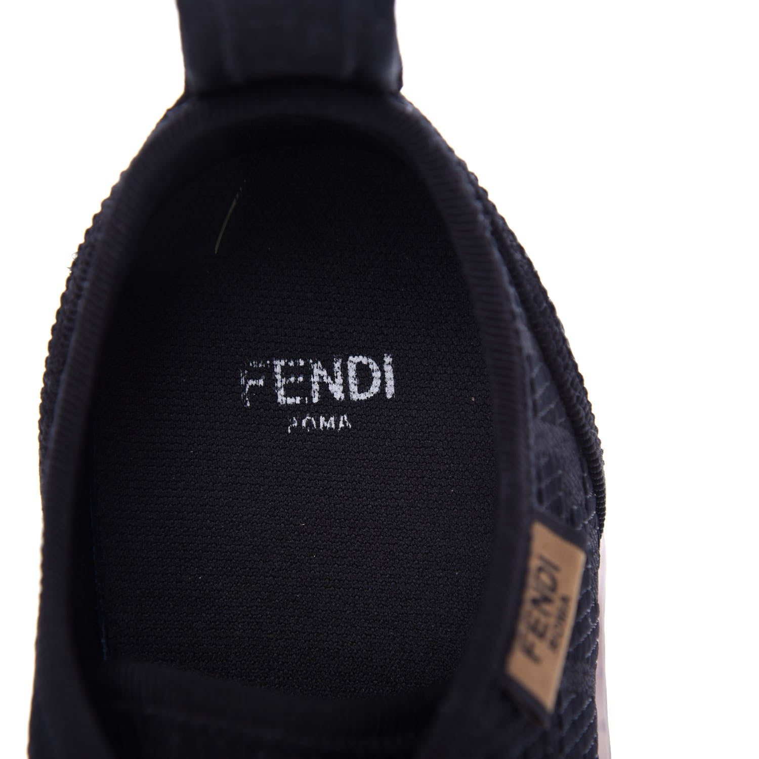 Fendi Corda FF Promenade Low Top Sneakers 37.5 Black 8 of 11