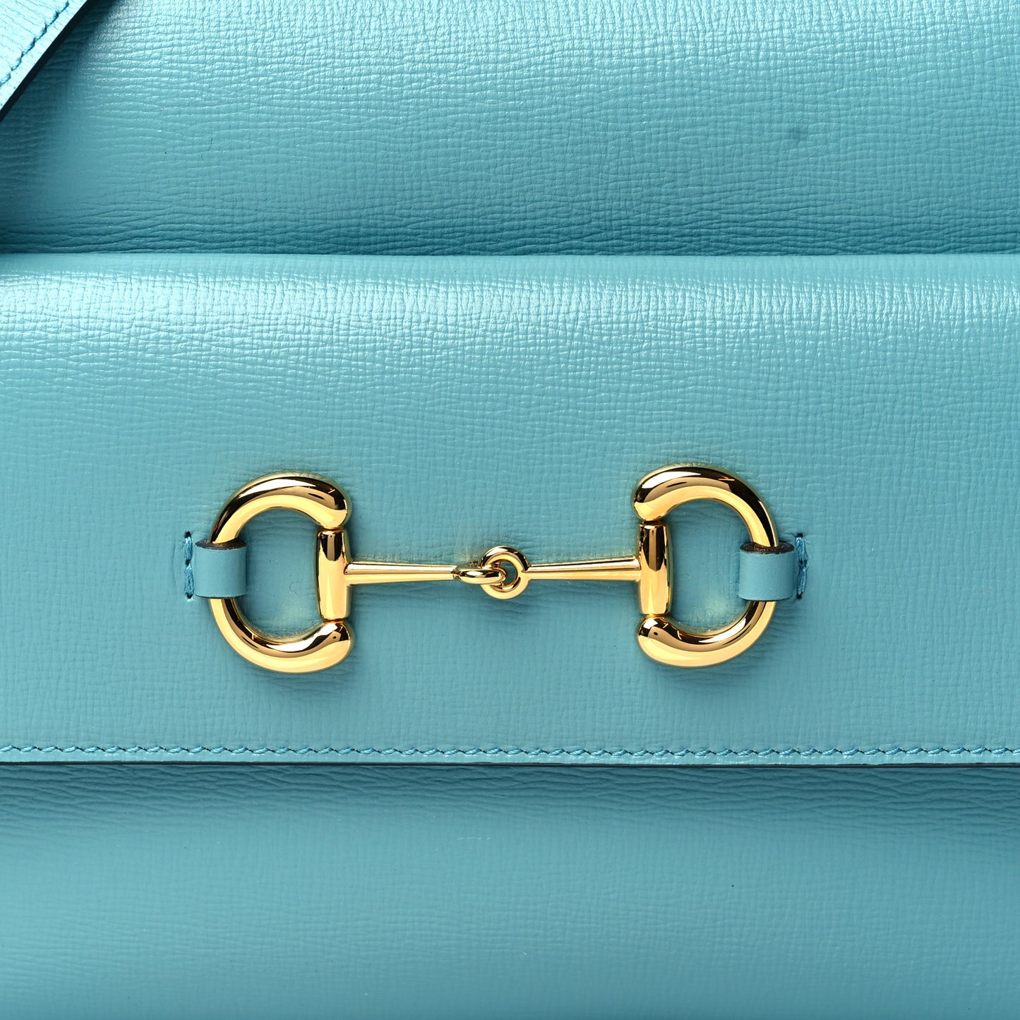 Azalea Calfskin Small Horsebit 1955 Shoulder Bag Dusty Azure