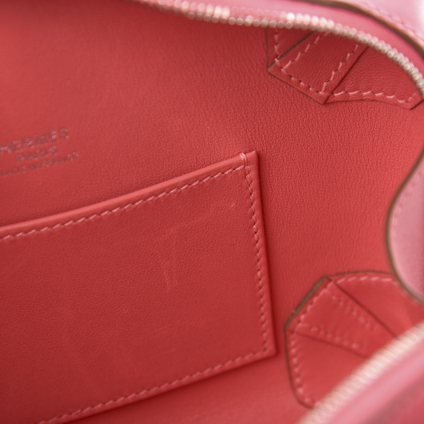 Tadelakt Mini Pochette Maxibox Rose Lipstick