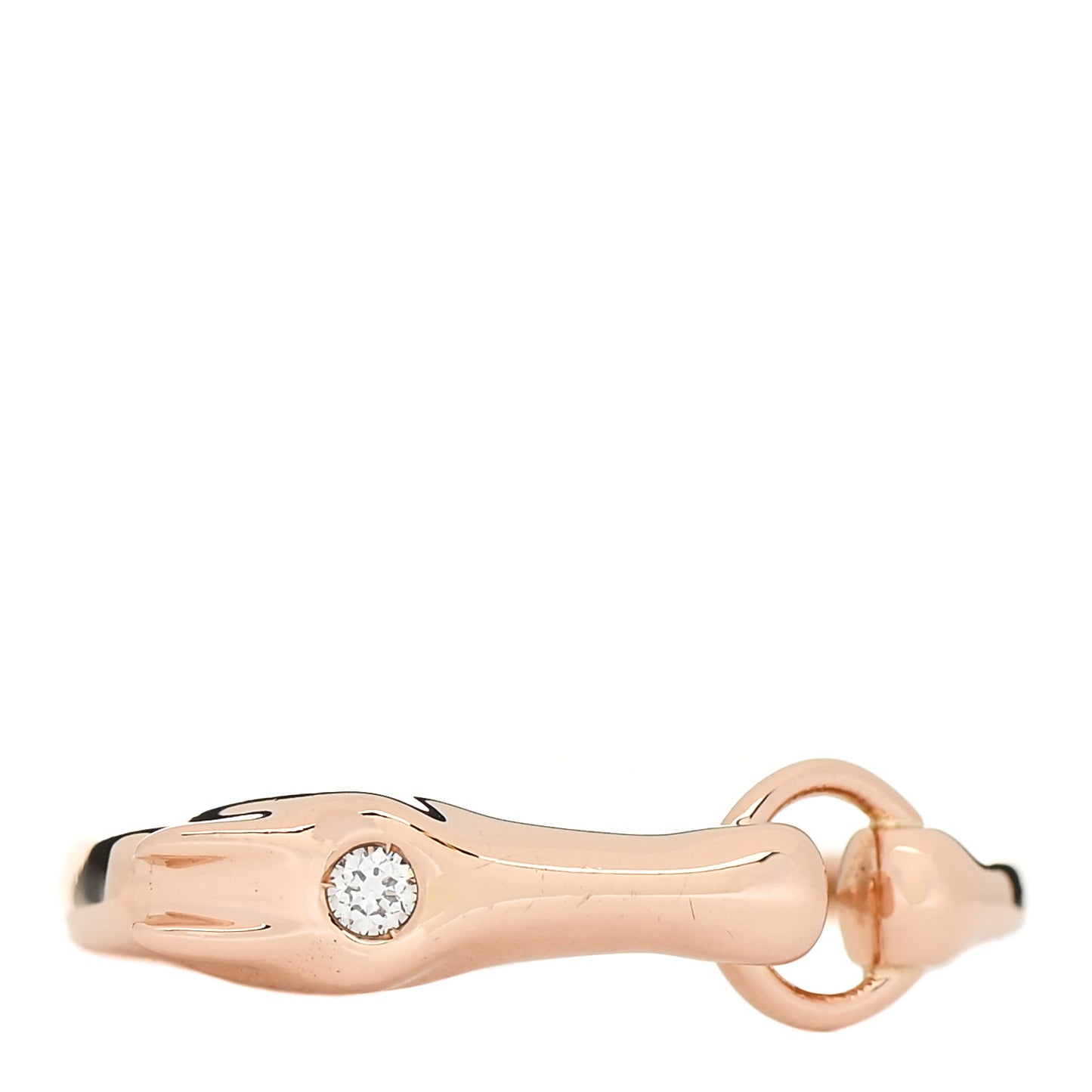 18K Rose Gold Diamond TPM Galop Ring 54 6.75