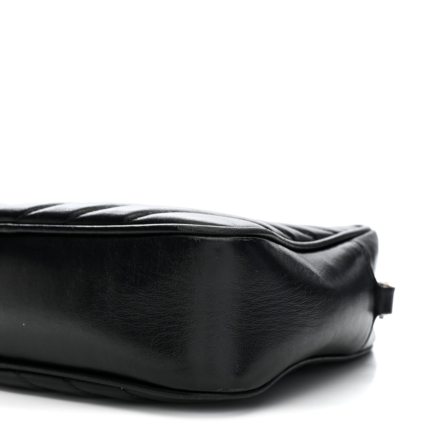 Calfskin Matelasse Monogram Lou Camera Bag Black