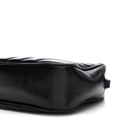 Saint Laurent Calfskin Matelasse Monogram Lou Camera Bag Black 10 of 21