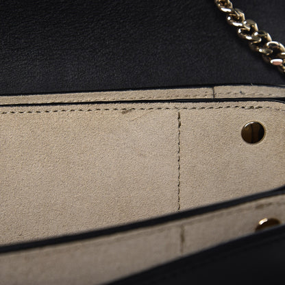 Chloe Suede Calfskin Small Faye Shoulder Bag Black 7 of 9