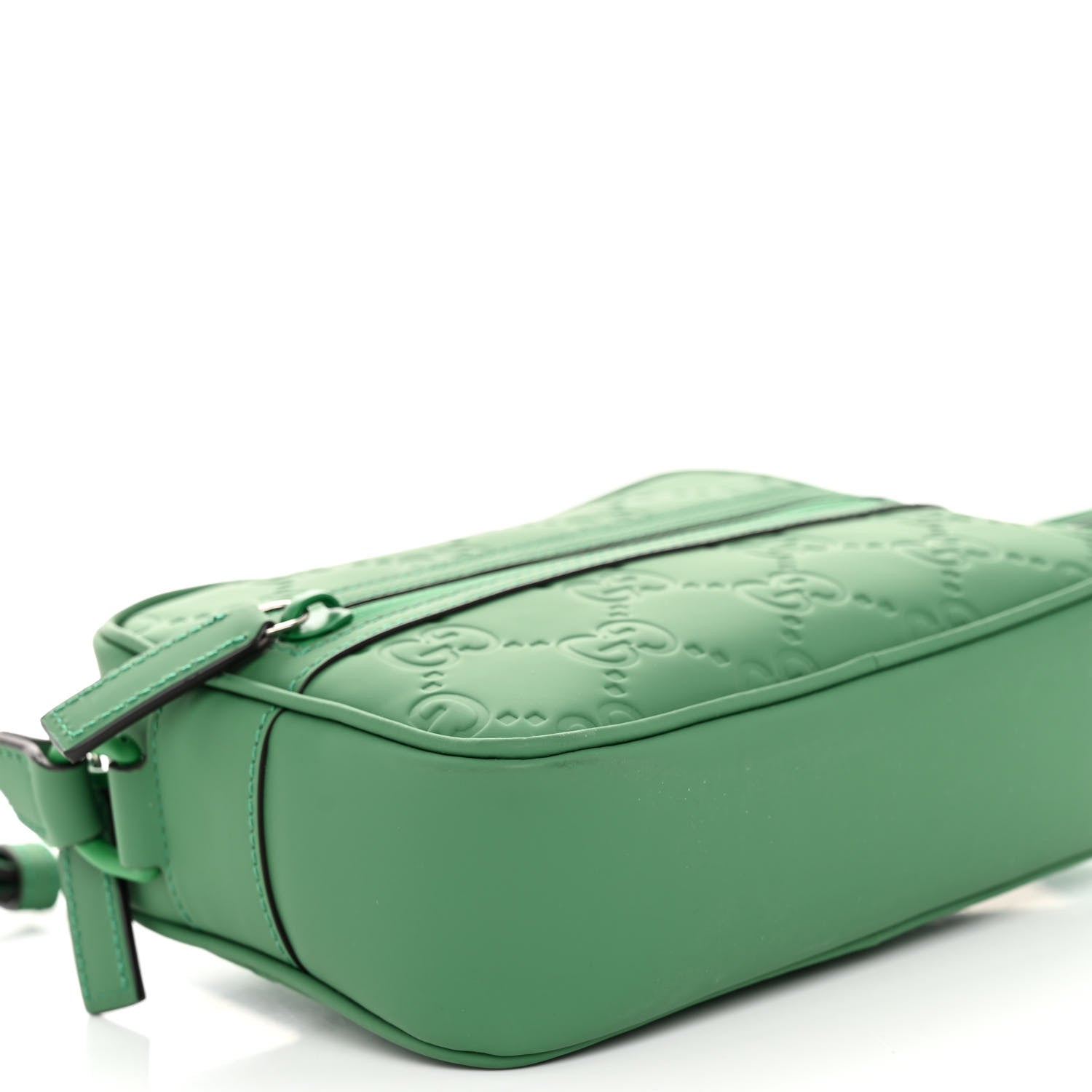 Gucci Rubber Effect Monogram GG Crossbody Bag New Shamrock 8 of 9