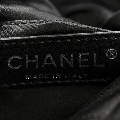 Chanel Satin Quilted Flap Clutch Black 6 of 14