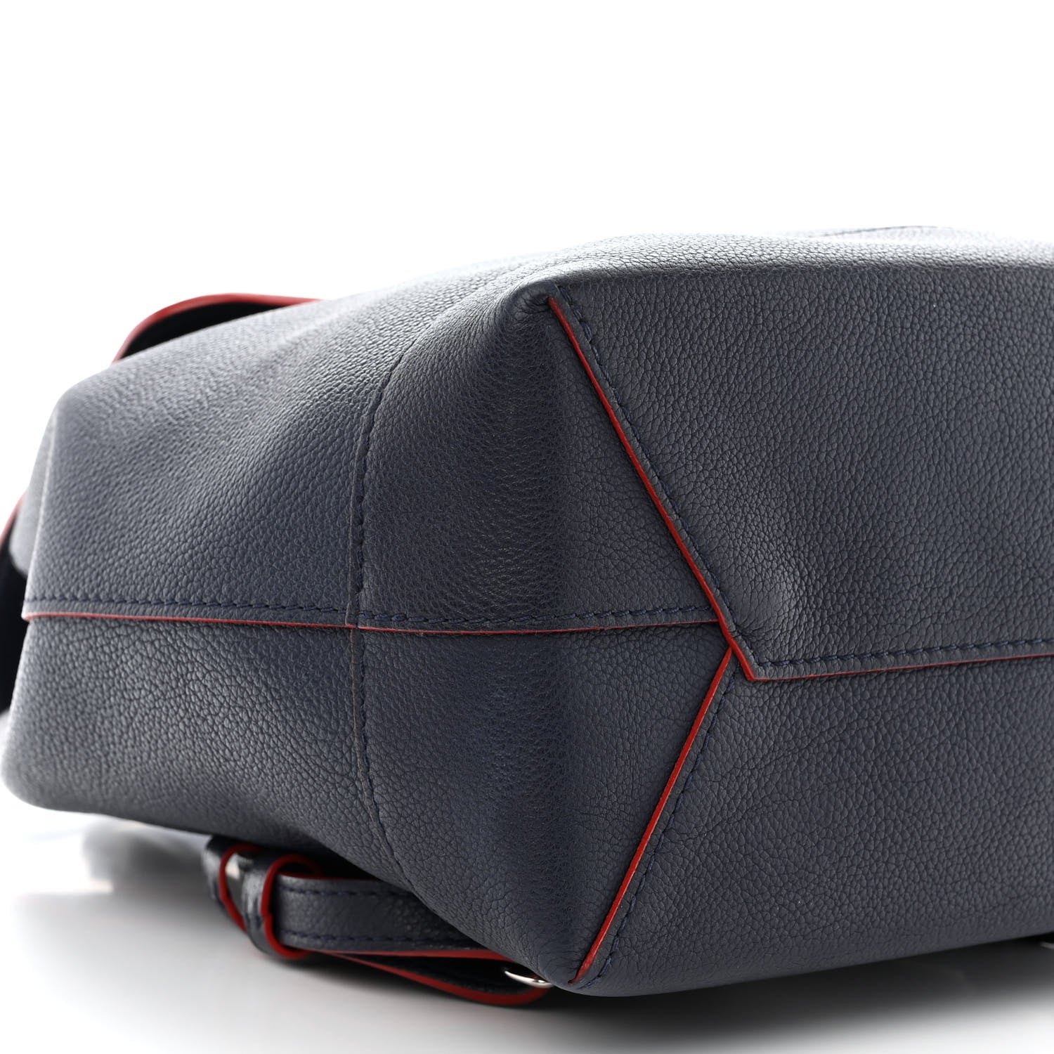 Louis Vuitton Soft Calfskin Lockme Backpack Marine Rouge 9 of 10