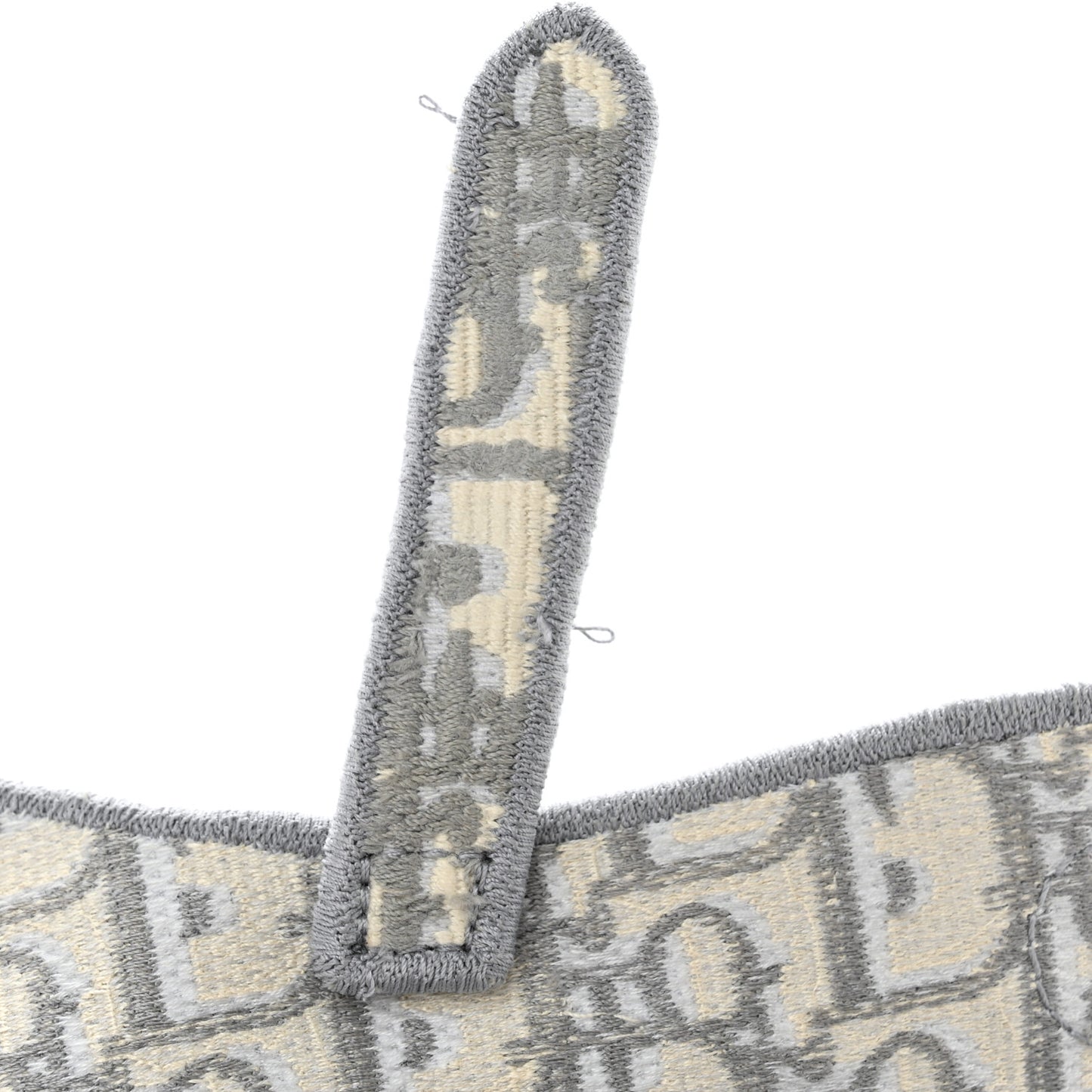 Oblique Slim Saddle Pouch Grey