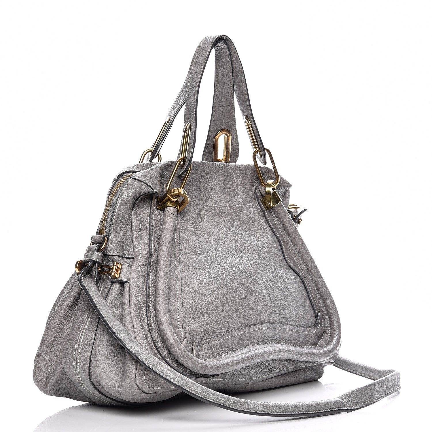 Chloe Calfskin Medium Paraty Cashmere Grey 4 of 15