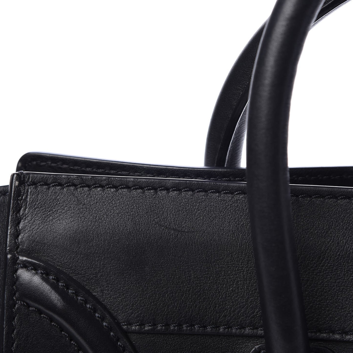 Smooth Calfskin Mini Luggage Black