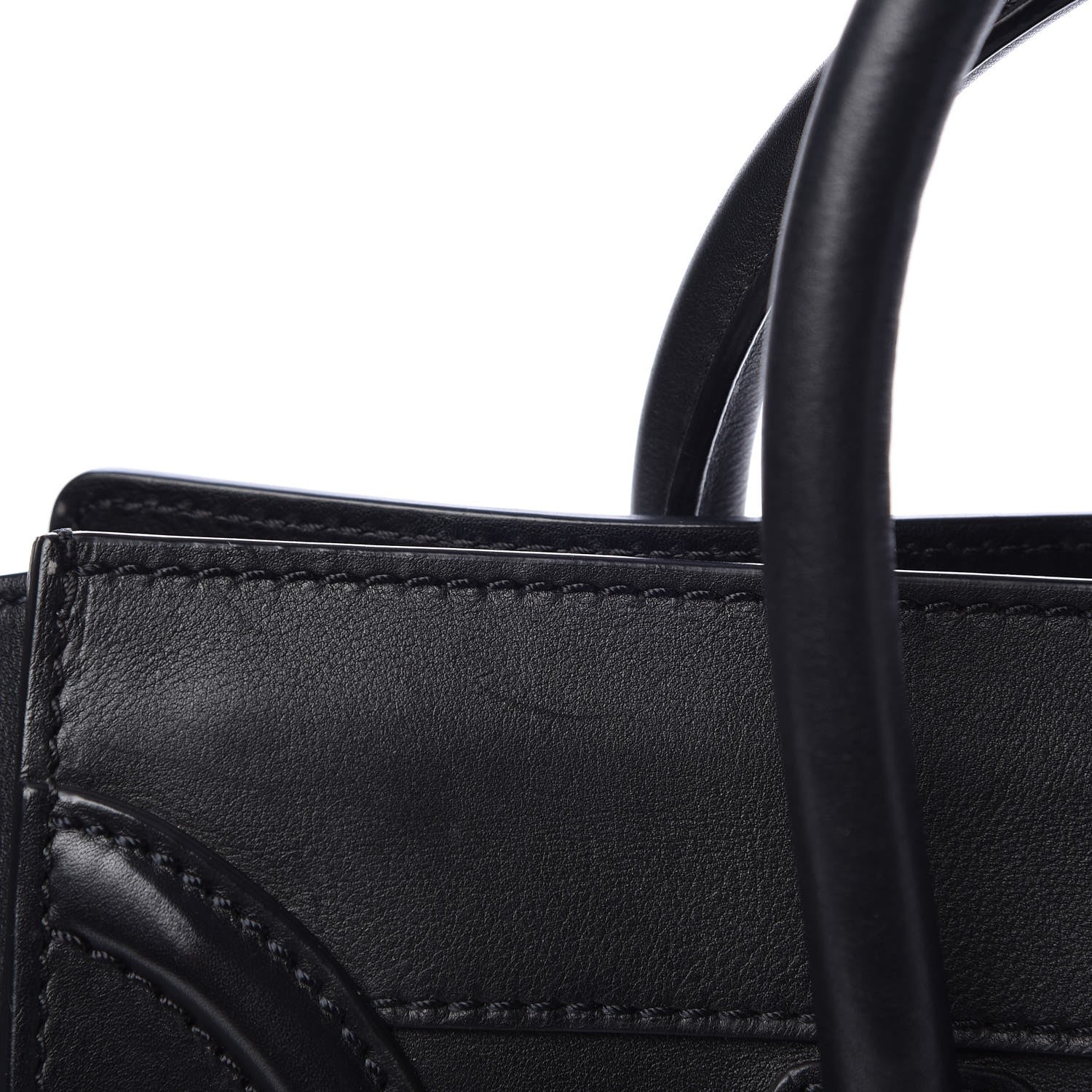 Celine Smooth Calfskin Mini Luggage Black 9 of 11