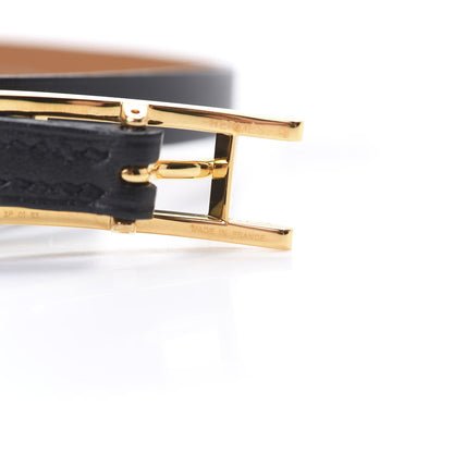 Hermes Chamonix Hapi 3MM Triple Tour Wrap Bracelet S Black 5 of 8