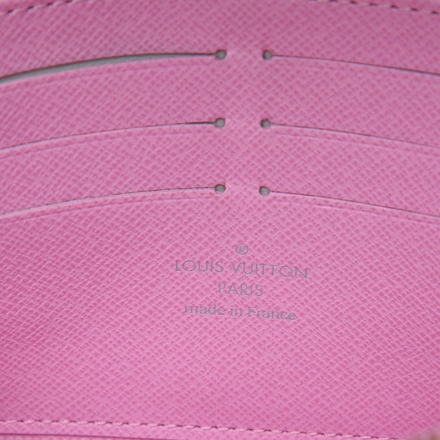 Louis Vuitton Monogram Multicolor Sarah Noeud Wallet White Litchi 6 of 7