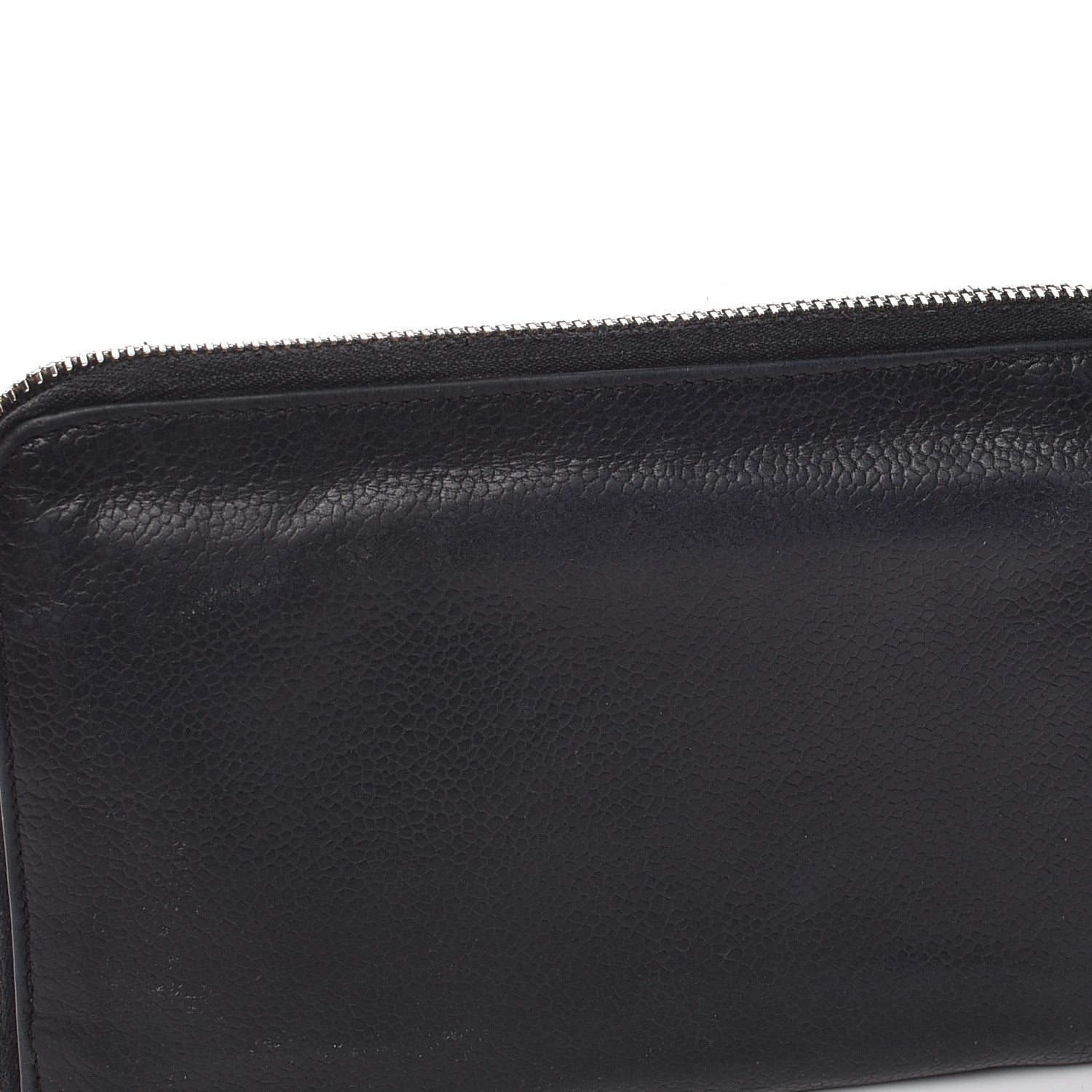Chanel Caviar CC Timeless Large Zip Around Wallet Black 15 of 18