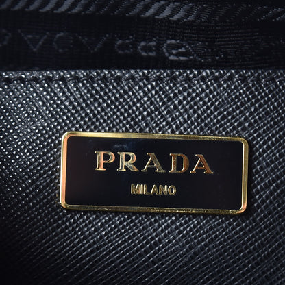 Prada Saffiano Lux Medium Promenade Tote Black 8 of 11