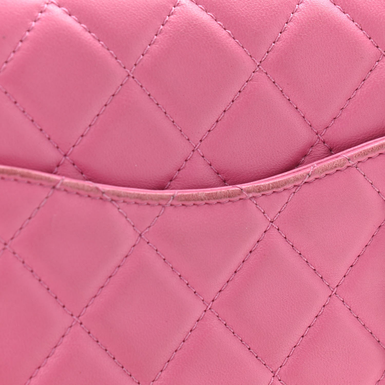 Chanel Lambskin Quilted Mini Pearl Crush Flap Pink 10 of 11