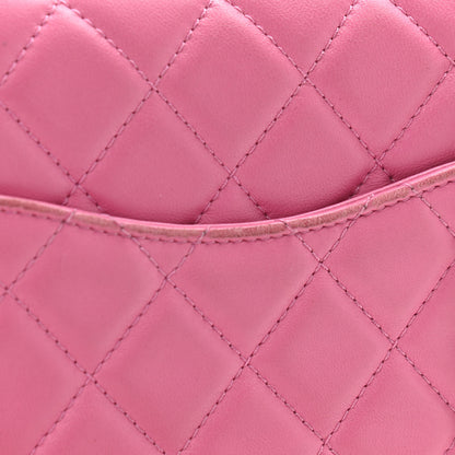 Chanel Lambskin Quilted Mini Pearl Crush Flap Pink 10 of 11