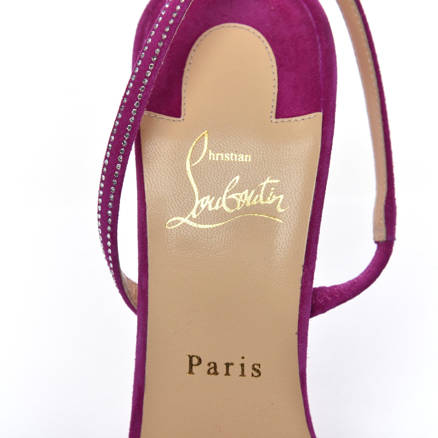 Christian Louboutin Rete Strass Araborda 100 Pumps 40 Richelieu 6 of 18