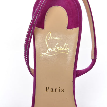 Christian Louboutin Rete Strass Araborda 100 Pumps 40 Richelieu 6 of 18