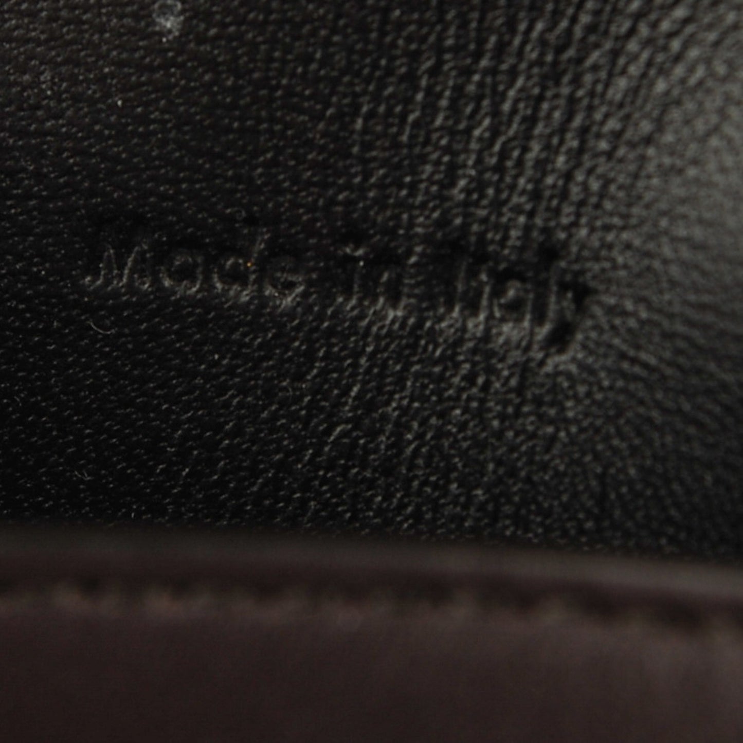 Smooth Calfskin Pocket Card Holder Dark Rust