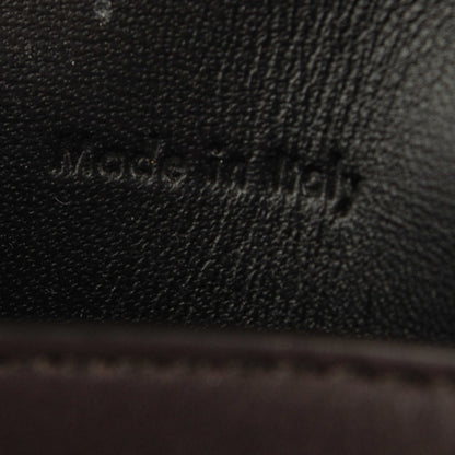 Celine Smooth Calfskin Pocket Card Holder Dark Rust 6 of 7