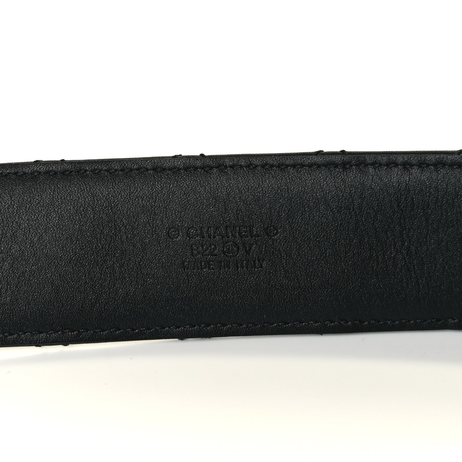 Chanel Lambskin Quilted CC Chain Belt 75 30 Black 3 of 6