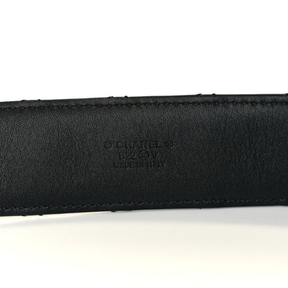 Chanel Lambskin Quilted CC Chain Belt 75 30 Black 3 of 6