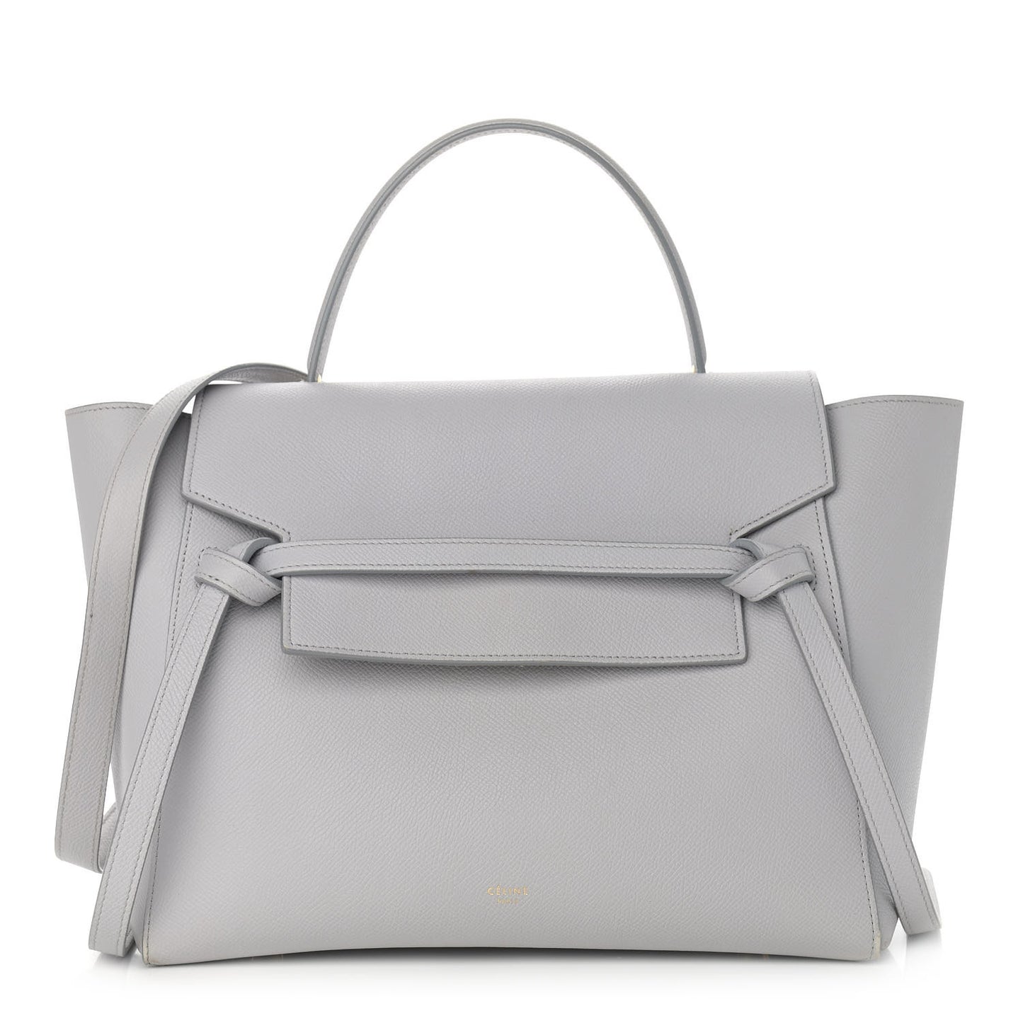 Grained Calfskin Micro Belt Bag Cloud